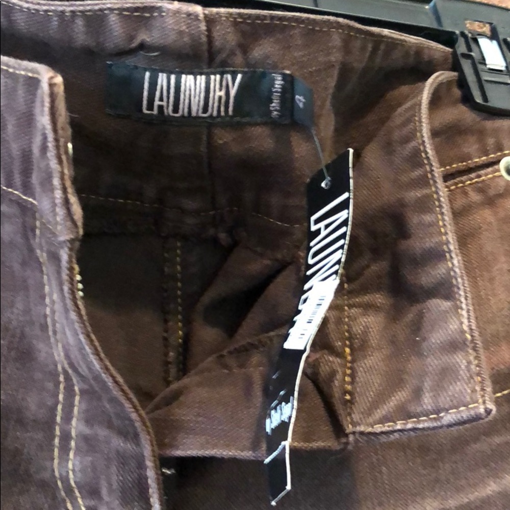 Brown denim vintage. Laundry by Shelli Segal jeans - Picture 2 of 7